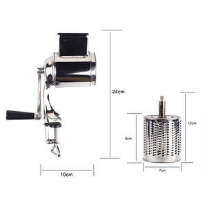 Coupe-légumes à tambour en acier inoxydable avec un coupe-légumes multifonctionnel à <span class=keywords><strong>manivelle</strong></span> spécialement conçu pour les ustensiles de cuisine - Product Image 2