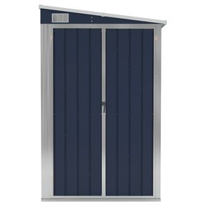 46.5 antracite "x39.4" x70.1 \ "struttura di stoccaggio in acciaio per capannone da giardino a parete - Product Image 3