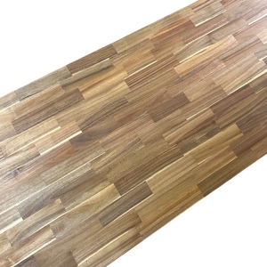 Paneles de junta de dedo de acacia de madera maciza para encimeras de cocinas, muebles, tableros de madera maciza recubiertos de goma de grado AB - Product Image 4
