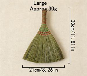 Escoba de Paja Hecha a Mano al por Mayor, Escoba de Hierba de Estilo Retro para Limpieza, Proveedor de Alta Calidad - Product Image 6