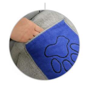 Serviette pour chien et chat YOMMY en microfibre (chenille) super absorbante et ultra-douce, séchage rapide, accessoire de nettoyage et de bain pour animaux de compagnie - Product Image 5