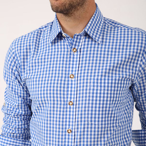 Chemise habillée bavaroise pour homme, Oktoberfest, unie, 100% coton et fibre de bambou, haute qualité, prix bas - Product Image 6