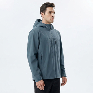 Top Ranking Men Winter Windbreaker <b>Rain</b> <b>Jacket</b> Stand Zipper Front Eco-Friendly Breathable Hooded <b>Jacket</b> Hot Selling New Arrival - Product Image 6