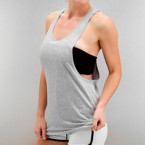 New Arrival Women Summer Solid Breathable High Quality Tank <b>Top</b> New Design Active Wear Regular Fit Sleeveless Tank <b>Tops</b> - Product Image 6