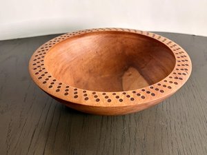 Meilleur design, accessoires de table vintage en bois pour la cuisine, bol à riz et à soupe pratique en bois durable gravé - Product Image 4