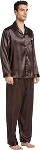 Women <b>Pajama</b> <b>Set</b> V Neck Short Sleeve Loungewear Two Piece Sleepwear Bamboo Blend Lounge Outfit - Product Image 3