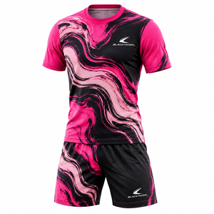 Uniforme de Fútbol Personalizable para Adultos, 100% Poliéster, Secado Rápido, Transpirable, Cómodo, Ligero, Todas las Tallas, Sublimación Personalizada para Equipos - Product Image 6