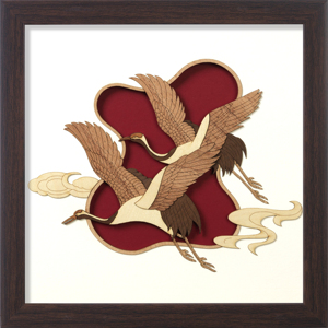 Premium Natural Wood Veneer Art <b>Frame</b> | Modern Decorative <b>Wall</b> <b>Frame</b> | Handcrafted Home & Office Decor - Product Image 1