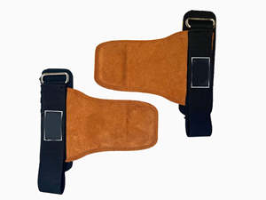 Protector de Palma de Mano de Cuero Vacuno para Gimnasio al Aire Libre de Alta Calidad con Logotipo Personalizado, Agarres para Levantamiento de Pesas, Correa para Muñeca, Impermeable - Product Image 3