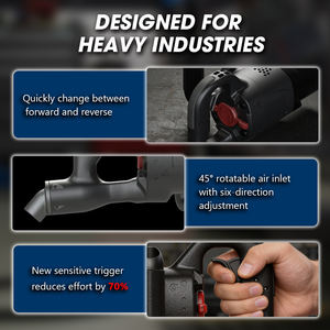 Llave de Impacto Neumática Ultraligera de 3.7 kg, Carcasa de Aleación de Magnesio, Doble Martillo, Alto Torque, OEM para Camiones - Product Image 4