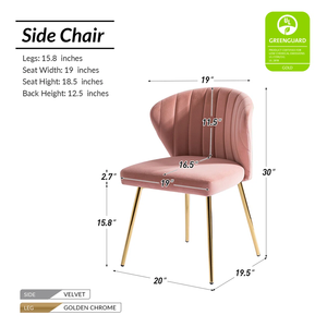 Contemporary Solid & Manufactured Wood Metal Velvet Foam <b>Dining</b> <b>Chair</b> for Home Office and <b>Dining</b> Model MD09 Vietnam Origin - Product Image 3