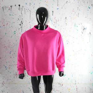HOT PINK <b>Mock</b> <b>Neck</b> Sweatshirt 100% <b>neck</b> Sweatshirt Finer Threads - Product Image 1
