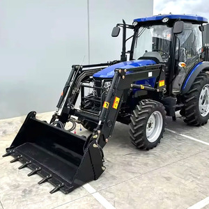 Tractor Económico de 70HP con Tracción en las Cuatro Ruedas, Modificado con Pala Frontal y Excavadora Trasera Integradas - Product Image 4