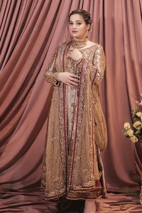 ชุดแต่งงาน Mily Bridal MLF584 แบบเปิดไหล่ ผ่าขา ยาวกรอมพื้น ไซส์พลัส เอวธรรมชาติ ทรงเมอร์เมด กระโปรงคลุมผ้าชีฟอง - Product Image 1