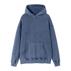 Nouveaux sweats à capuche délavés à l'acide pour hommes 2023 – Style décontracté personnalisé, molleton épais en pur coton, hiver, manches longues, respirant - Product Image 6