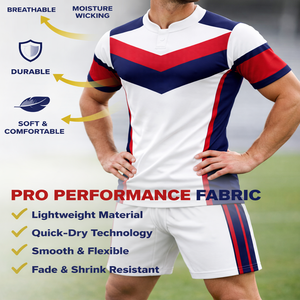 Wholesale Breathable Quick Dry Rugby Uniforms for <b>Schools</b> Leagues Lightweight Durable 100% Polyester Fabric for Comfort - Product Image 5