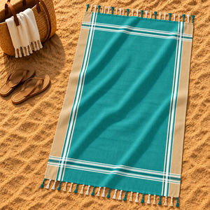 Toalla Kikoy Atractiva y Hermosa, Toalla Turca 100% OEM de la Mejor Calidad para Uso en la Playa al Mejor Precio, Exportador en India - Product Image 3