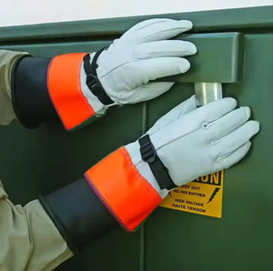 Gants de soudage TIG professionnels de haute qualité avec doublure en cuir et coton, protection durable des mains et des bras, service OEM personnalisable - Product Image 6