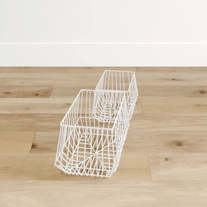 Panier de rangement en métal à mailles profondes empilable pour l'organisation de la maison - Product Image 2