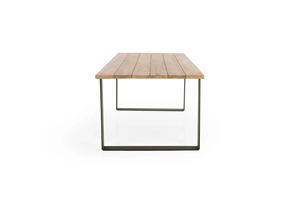 BOSCO Outdoor Dining Set Rope Woven Chairs with Teak Wood Top <b>Table</b> Patio Furniture - Product Image 5