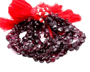 Cuentas de Granate Natural de Hyderabad, Facetadas en Forma de Corazón, 7MM 8MM, Cuentas Sueltas de Piedras Preciosas, Precio al por Mayor, para Fabricación de Joyería - Product Image 3