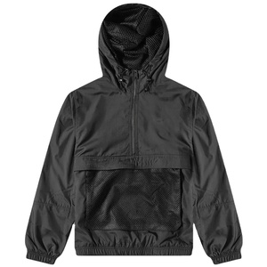 <b>Men</b> Sporty Windbreaker <b>Jacket</b> 100% Polyester Shell Anorak with Drawstring Hood <b>Half</b> <b>Zip</b> Pullover nylon Fabric <b>Jacket</b> MADE BY HS - Product Image 4