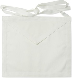 Delantales masónicos de algodón tipo lona para candidatos aprendices - Paquete de 12 piezas. Tipo de tela: Lona. - Product Image 2