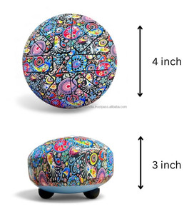 Tambor de Lengüetas de Acero Ecológico con Diseño Decorativo de Mandala Paisley, Instrumento de Percusión Handpan para Yoga, Relajación y Regalo - Product Image 2