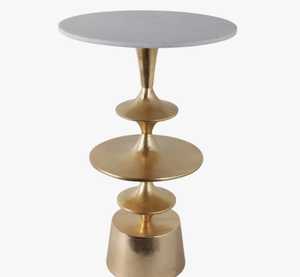 Room Essential Modern Coffee <b>Table</b> With <b>Marble</b> Top Midcentury Design Living Room Furniture Decorative Accent <b>Table</b> - Product Image 2