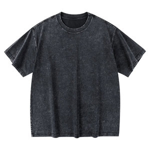 Camisetas Vintage Lavadas para Hombre y Mujer, Estilo Retro Punk Urbano, Camisetas Gráficas Hip Hop, Camisetas Casuales de Algodón de Manga Corta para Parejas - Product Image 2