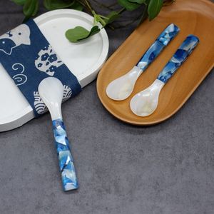 Customizable Mother of Pearl Caviar Spoon Natural Shell Serving Accessory for Gourmet Food Presentation - Product Image 3