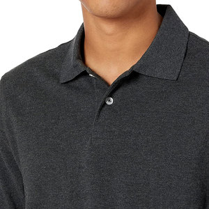 Polo en coton uni à manches courtes pour homme, nouveau design, collection printemps-hiver 2026, haute qualité, vente en gros - Product Image 3