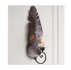 Dual arm metal candle holder with symmetrical design sturdy frame and refined finish for centerpiece styling - Product Image 3