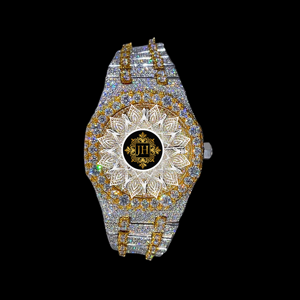 Montre Quartz de Luxe Tendance Style Hip Hop avec Diamants Moissanite et Quartz, Bracelet en Acier Inoxydable, Verre Saphir 41mm – Offre Spéciale - Product Image 6