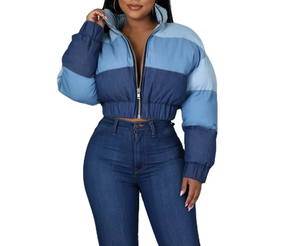 2026 New High Quality Short Women Puffer <b>Jacket</b> Customized Women Fashion Style Cropped Puffer <b>Jacket</b> - Product Image 1