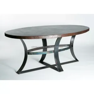 Table à manger ronde de luxe de designer, plateau en marbre, structure en acier inoxydable, fournisseur Zahid Exports, fabrication artisanale, style moderne pour salon - Product Image 2