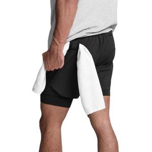 Pantalones Cortos Deportivos de Poliéster Personalizados de Secado Rápido para Hombre, con Bolsillo con Cremallera - Product Image 1