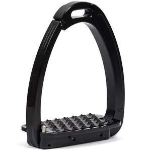 อุปกรณ์ขี่ม้า Ekay Black Iron Horse Stirrups พร้อมพื้นผิวแบบมีลายนูน สำหรับขี่ม้า รุ่น SP-63000 - Product Image 1