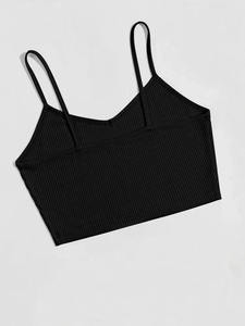 New Arrival Women's High Support Sexy Sports Bra Plus Size Breathable Eco-Friendly Front Logo Customizable Deep V-Neck - Product Image 2