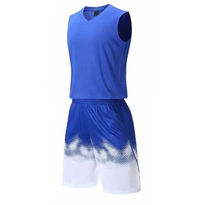 2026 High Quality Team Wear Basketball Uniform Set Boys Plus Size Custom Breathable Mesh V-neck Quick Dry Wholesale Sportswear - Product Image 3