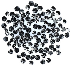 Diamants naturels ronds brillants noirs de 4 mm et 5 mm, qualité AAA, taille calibrée, certifiés IGI, pour la fabrication de bijoux, vente en gros - Product Image 2