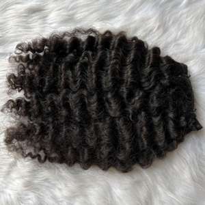 Birmano rizado 100% pelo vietnamita crudo birmano rizado vendedores de pelo Venta caliente alta - Product Image 3