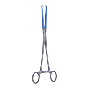 Tenaculador de un solo diente de 24 cm, reutilizable, de acero inoxidable, para agarre cervical en procedimientos quirúrgicos ginecológicos, Pakistán - Product Image 1