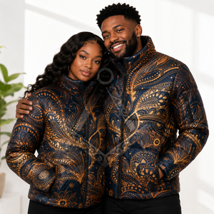 Veste d'entraînement de haute qualité pour la franc-maçonnerie, en polyester matelassé, avec motif camouflage sublimé personnalisé, vêtement d'extérieur d'hiver - Product Image 3