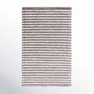 Alfombra de lana de pelo alto, suave y acogedora, con rayas, estilo moderno para dormitorio y sala de estar, alfombras tejidas antideslizantes para decoración del hogar. - Product Image 1