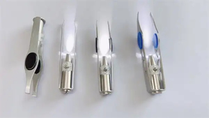 Juego de 3 pinzas de acero inoxidable de doble filo, inclinadas y puntiagudas para cejas, pinzas de doble cabeza de alta calidad para cejas - Product Image 6