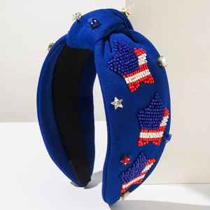 New Arrival Handcrafted Embroidery Seed Beaded HairBand For Parties Festive Gifting Customized Decorative Hair Hoop Accessory - Product Image 3