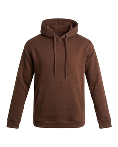 Sweat-shirt polaire basique premium d'hiver avec capuche à cordon de serrage et poche kangourou, pour le travail et les loisirs, personnalisable avec logo privé - Product Image 6