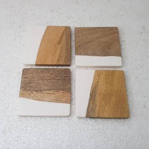 Posavasos de Madera Clásicos con Patrones Únicos de Grano de Madera, Resistentes al Calor, Ecológicos, Personalizables en Tamaño/Color, para Uso Doméstico y Comercial - Product Image 6