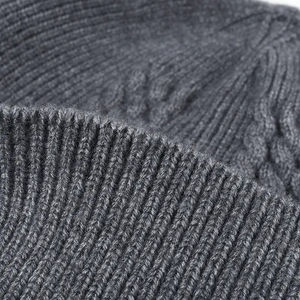 Gorros de Punto para Hombre, Cómodos, Hechos a Medida con Pedrería, Alta Calidad, Precio al por Mayor, MOQ Bajo, Invierno - Product Image 2